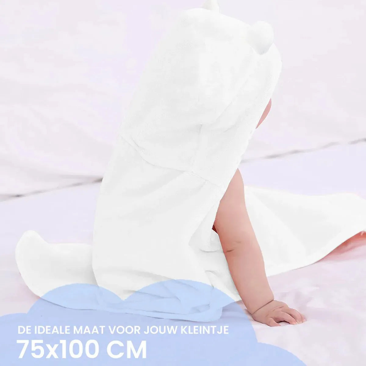 Panda Blue Fleece Wrap Blanket 75x100