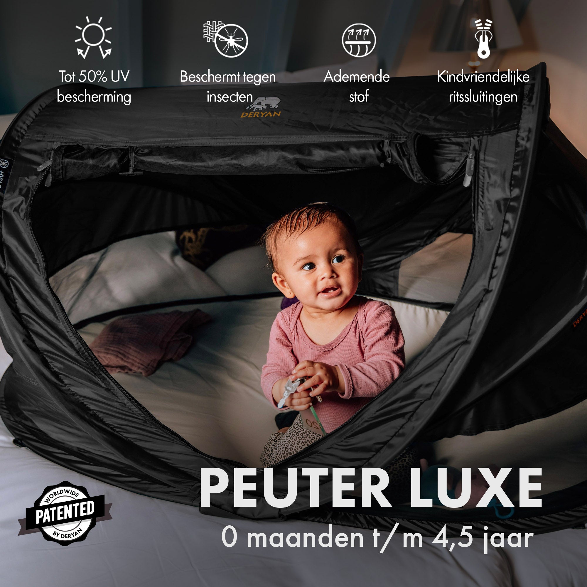 <tc>Peuter Luxe</tc> Negro