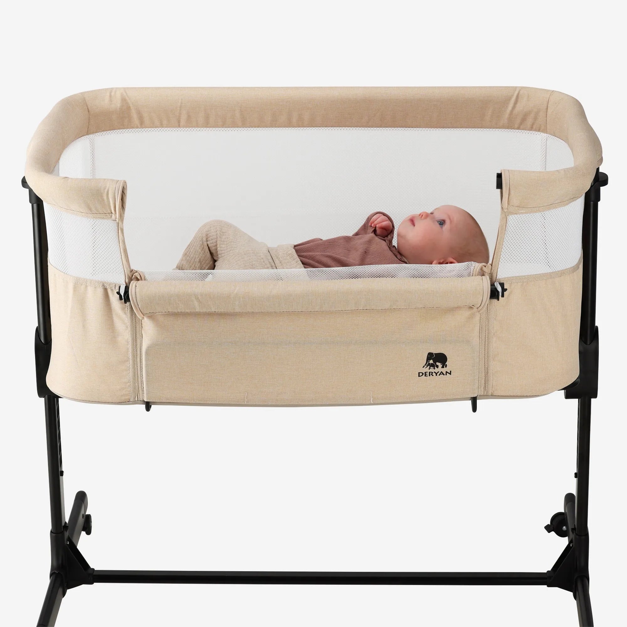 Co-Sleeper Snoozy Cradle - Sand Melange