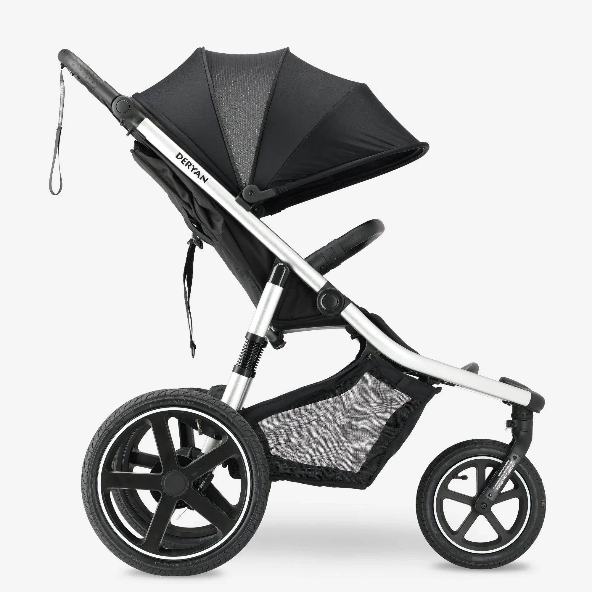 Bolt Jogging Stroller Schwarz Aluminiumrahmen