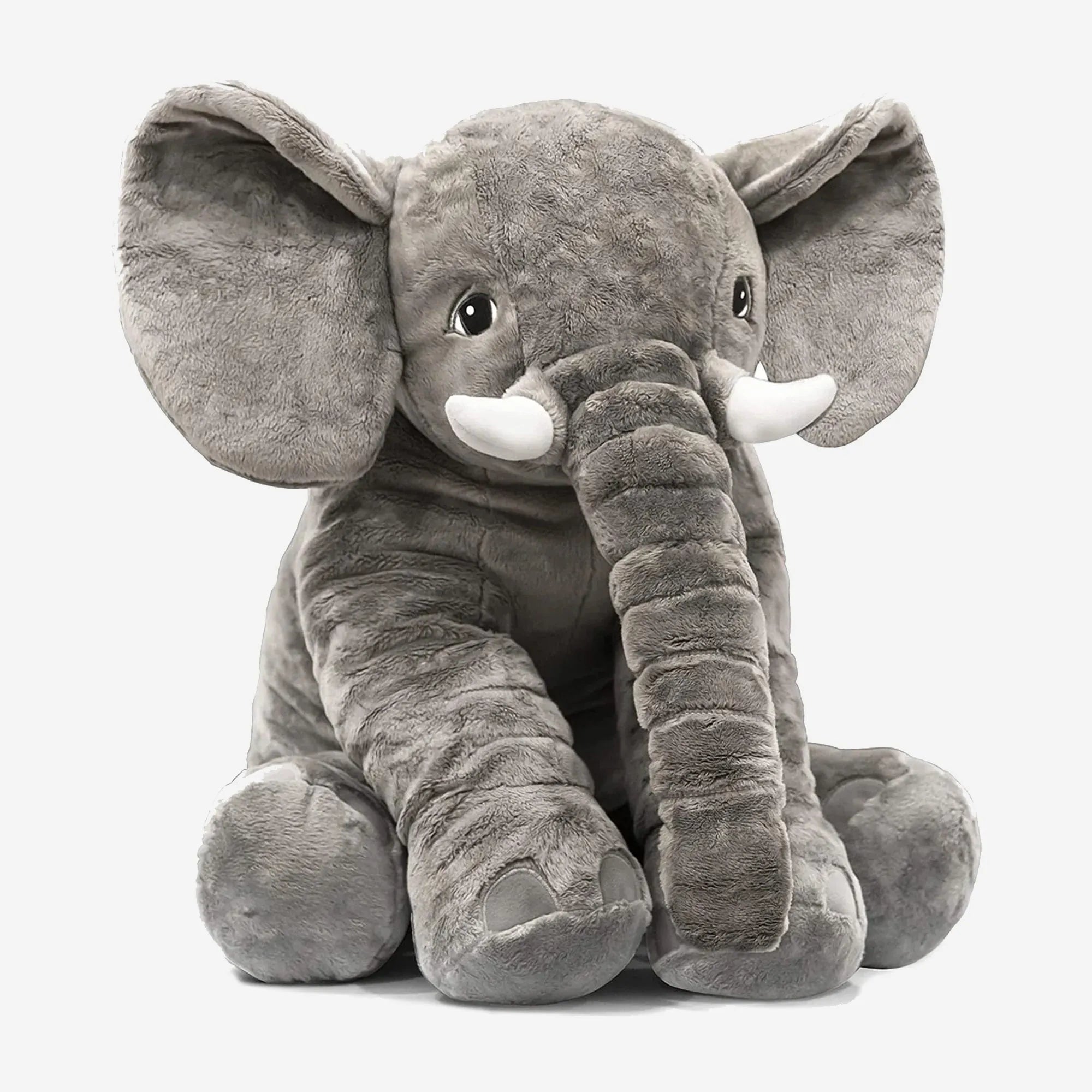 Elefant-plyslegetøj 60 cm