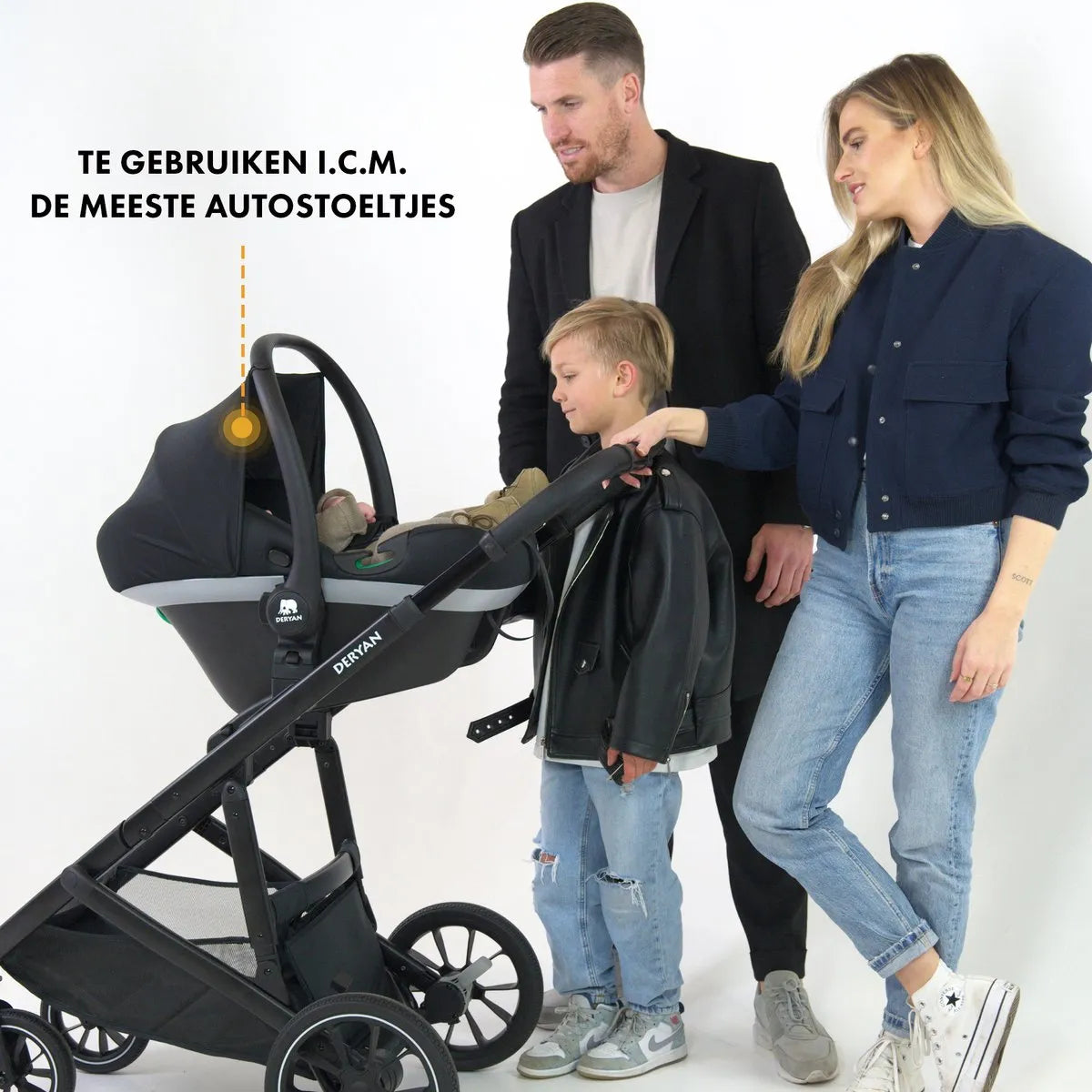 Deryan Evy autostol-adapter til Maxi Cosi /Cybex/Nuna